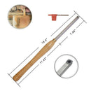 Wood Turning Tool Rougher Carbide Tipped Wood Lathe Full Size With 1pcs Squ