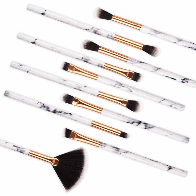 10Pcs Professional Makeup Brushes Set  Foundation Eyeshadowmakeup bursh3C