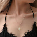 Elegant Rhinestone Star Statement Necklace Female Clavicle Chain Jewelry A