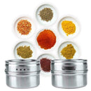 Stainless Steel Magnetic Spice Sauce Container Box With New Rack Jar Tins I6S3