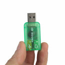 USB Audio Adapter, External Adapter Sound Card with Speaker Headphone and M X2P3
