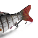 Fishing Lure 10cm 6-Segment Lifelike Lure Baits Crankbaits with 2 Hook