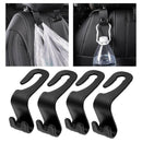 4Pcs Vehicle Car Back Seat Headrest Hook Hanger Uiversal for Bag Handbag