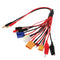10 in 1 Multifunction Charger Adapter Cable Support XT60 XT90 EC5 JST FUTABA JR