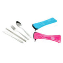4 Pieces/Sets Of Stainless Steel Fork, Spoon, Chopsticks, Travel Outdoor Ca Q7E7