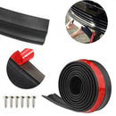 Car Front Bumper Lip Splitter Body Side Spoiler Protector Rubber Universal R6U2
