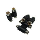 Audio Video Connector 2 RCA AV Coupler Adapter 2RCA Female To Female