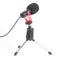 USB Wired Mute Microphone Studio Recording Vocal Omnidirectional Speaker A