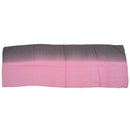 Gradient Color Wrap Ladies Shawl Silk Chiffon Scarf Scarves (Pink to gray)