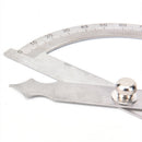 180 Degree protractor finder stainless steel rotary angle ruler measuring tool3C