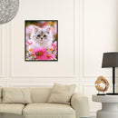 5D DIY Full Drill Diamond Painting Kitten Cross Stitch Embroidery Mosaic A