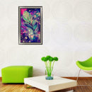 5D DIY Diamond Painting Embroidery Feather Round Rhinestone Home Wall Decor