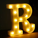 Remote Controlled LED Alphabet R LETTER for Christmas Wedding DIY Decoration