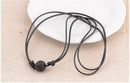 Black Lava Stone Rock Beads Pendant Essential Oil Necklace Choker Adjustable New