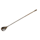 Long Handle Spoon Stainless Steel Mixing Ice Milkshake Spoon  black
