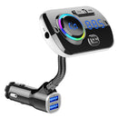 Bc49Aq Bluetooth Car Charger Wireless Car Kit Mp3 Player Lcd Display Hands  A3L8