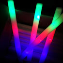 5 PCS Light Up LED Foam Glow Sticks Wands Rally Rave Batons Flashing Party DJ