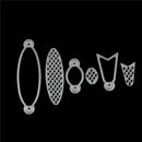 6Pcs Bow Tie Design Metal Cutting Die For DIY Scrapbooking Album Paper Cards3C