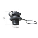 2 Pieces Durable Plastic Safety Air Valve Nozzle for Inflatable Boat Rubber