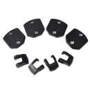 Car Door Striker Lock Protector+Check Arm Cover fit for Ford Fiesta Focus Hf