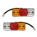 3Colors LED Waterproof Tail Light Reverse Brake Stop Motorcycle Turn Signal 1lj