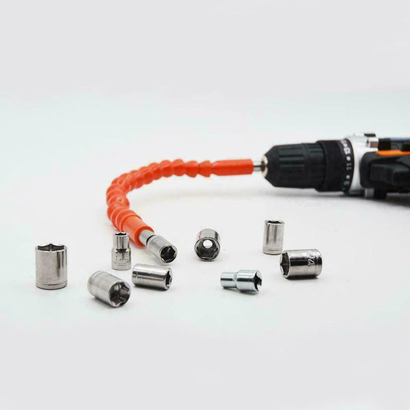 21PCS Drill Bit Extension Kit Flexible Soft Shaft Extension Screwdriver Bit Tool