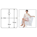 100x Disposable Hair Cutting Cape Gown Hair Cut Capes Cloth Transparent