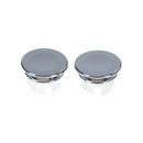4X Round Overflow Cover Tidy Trim Chrome Bathroom Basin Sink Spare Replaceme Gw