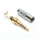 Fashion 4 Pole 3.5mm Stereo Headphone Male Plug Jack Audio Solders Connector .AU
