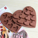 Heart Shape Silicone Cake Mold DIY Chocolate Soap Molds Cake Decorating Form M&
