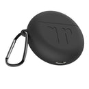 Silicone Portable Earphone Case w/Carbiner Black Protector for Huawei Freebuds 3