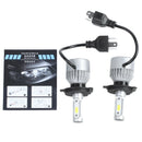 2 x S2 H4 72W 8000LM Cree led Headlight Car Hi/Lo Beam Auto Bulbs 6000K White T2