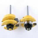 2 Pieces Tongue And Groove Router Bit 1/2" Stock 1/4'' Shank