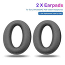 1 Pair Replacement Ear Pads for Sony WH1000XM2 MDR-1000X Headphones (Black)