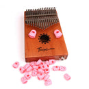 African Kalimba Mbira Repair Tool Kit Tuning Hammer+Fingertip Protectors+Note