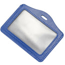 5 Pcs horizontal synthetic leather with personal badge-holder with name, co I2J1