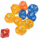 10-Dices D10 Ten Sided Gem Dice Die for RPG Dungeons&Dragons Board Table