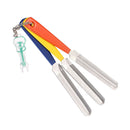 3PCS Guitar Nut File Set Saddle Grooves Sanding FilesTools Kit, Stainless Steel