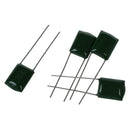 DC 100V 0.1uF Polyester Film 2A104J Capacitor 100 Pcs O8I9