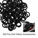 100 O-Rings 100 Elastic Rubber Bands 100 Washers 100 Nipple Tattoo Machine GKA