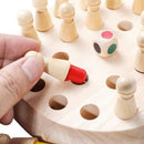 Wooden Memory Match Stick Chess Children Kids Educational Puzzles Toys