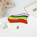 Women Men Rainbow Colorful Brooch Enamel Clothes Badge Collar Lapel Pin (1) A
