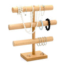 Wooden 3 Layer Bracelet / Bracelet Jewelry Accessories Display Rack Jewelry