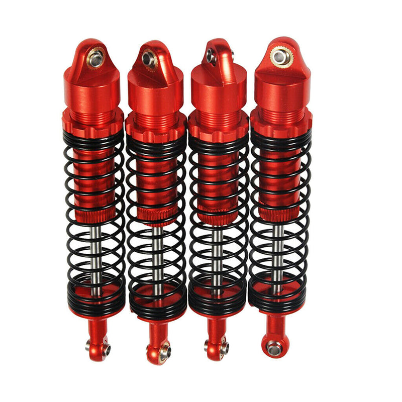 4pcs/Set 110mm Metal RC Car Front and Rear Shock Absorber for 1:10 Truck Car