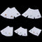 12pack Women 100% Cotton Handkerchief Embroidery Lace Hanky Kerchiefs White