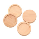 50pcs Natural DIY Blank Cameo Charms Cabochon Settings Pendant Tray 25mm