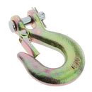 1Pcs 1/4'' G70 Steel Clevis Winch Hook Recovery 4x4 Heavy Duty Chain Hook