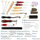 31 Pcs Leather Sewing Tools Diy Leather Craft Tools Hand Stitching Tool Set