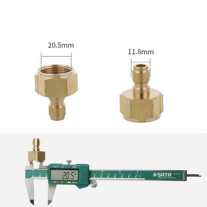 4 Pieces Garden Hose Quick Connector Quick Coupler Garden Hose Quick Adaptor
