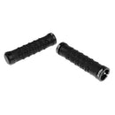 1 Pair MTB Bike Lock-on Fixed Gear Grips Soft Handlebar Grips Cover Black